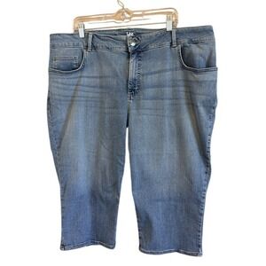 Lee Women's Denim Ultra Soft Capri Jeans Stretch‎ 22W